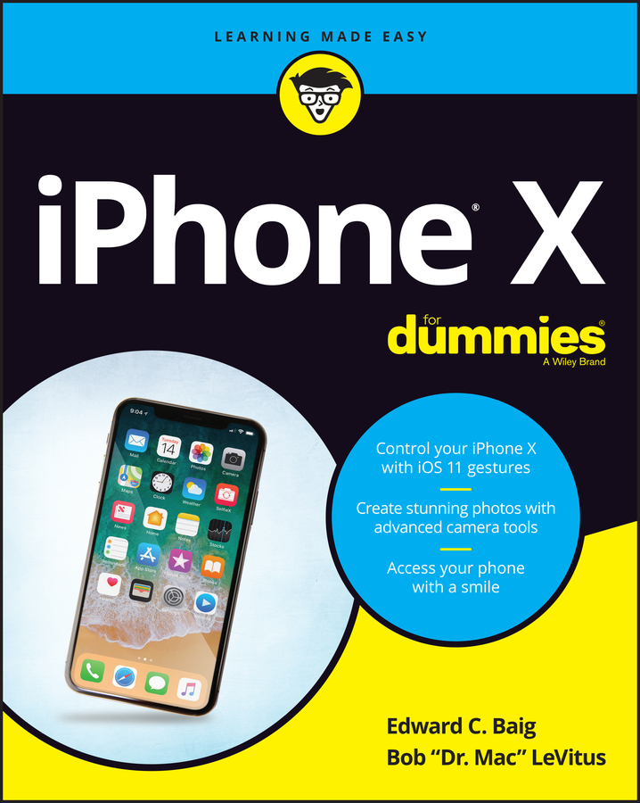 Обложка книги «iPhone X For Dummies»