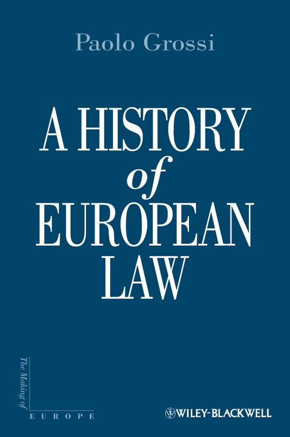 Обложка книги «A History of European Law»