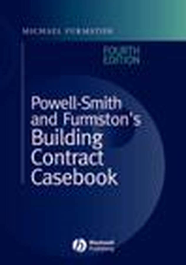 Обложка книги «Powell-Smith and Furmston's Building Contract Casebook»