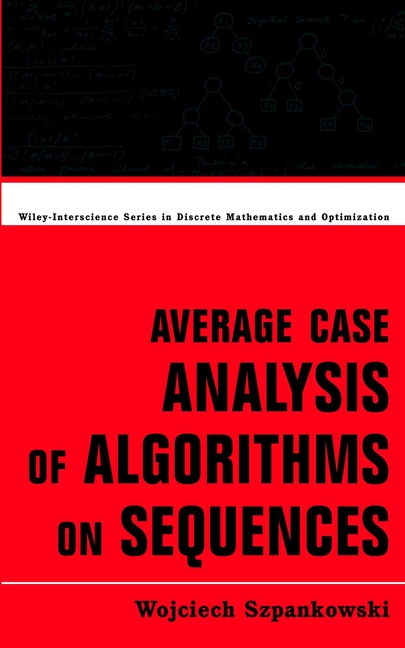 Обложка книги «Average Case Analysis of Algorithms on Sequences»