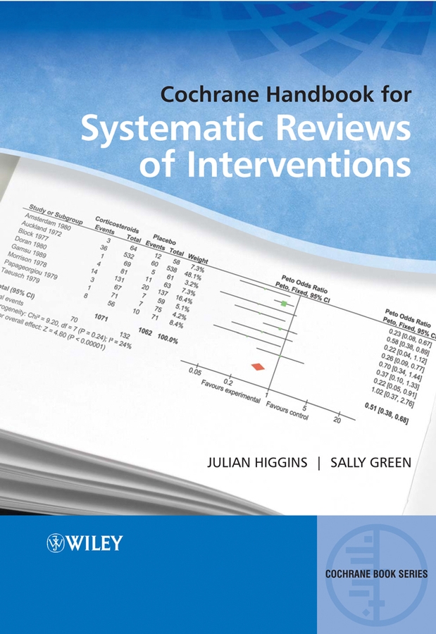 Обложка книги «Cochrane Handbook for Systematic Reviews of Interventions»