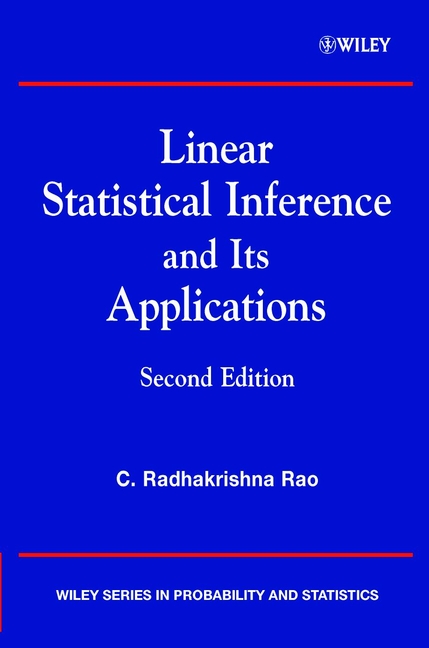 Обложка книги «Linear Statistical Inference and its Applications»