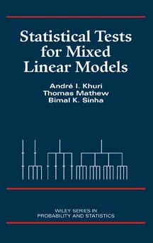 Обложка книги «Statistical Tests for Mixed Linear Models»
