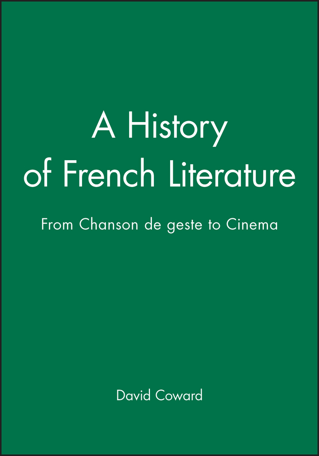 Обложка книги «A History of French Literature»
