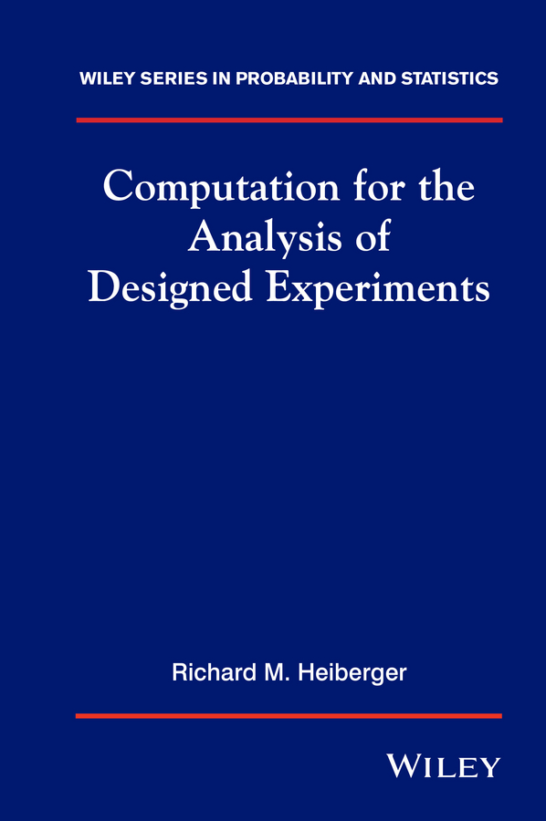 Обложка книги «Computation for the Analysis of Designed Experiments»