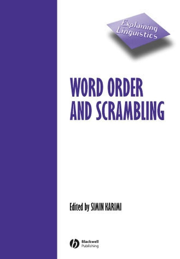 Обложка книги «Word Order and Scrambling»