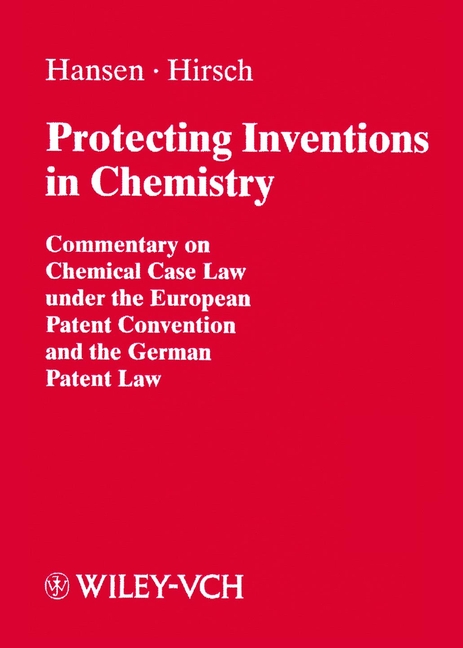 Обложка книги «Protecting Inventions in Chemistry»