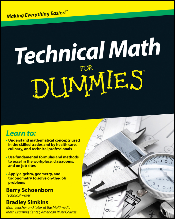 Обложка книги «Technical Math For Dummies»
