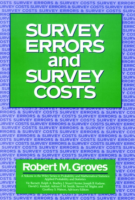 Обложка книги «Survey Errors and Survey Costs»