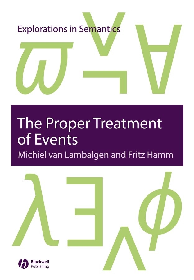 Обложка книги «The Proper Treatment of Events»