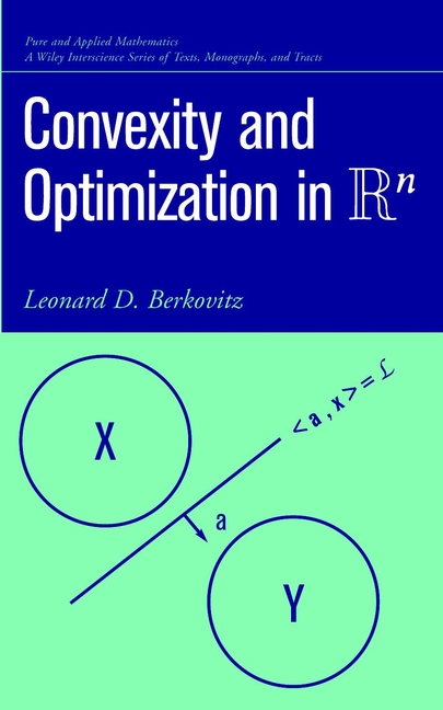 Обложка книги «Convexity and Optimization in Rn»