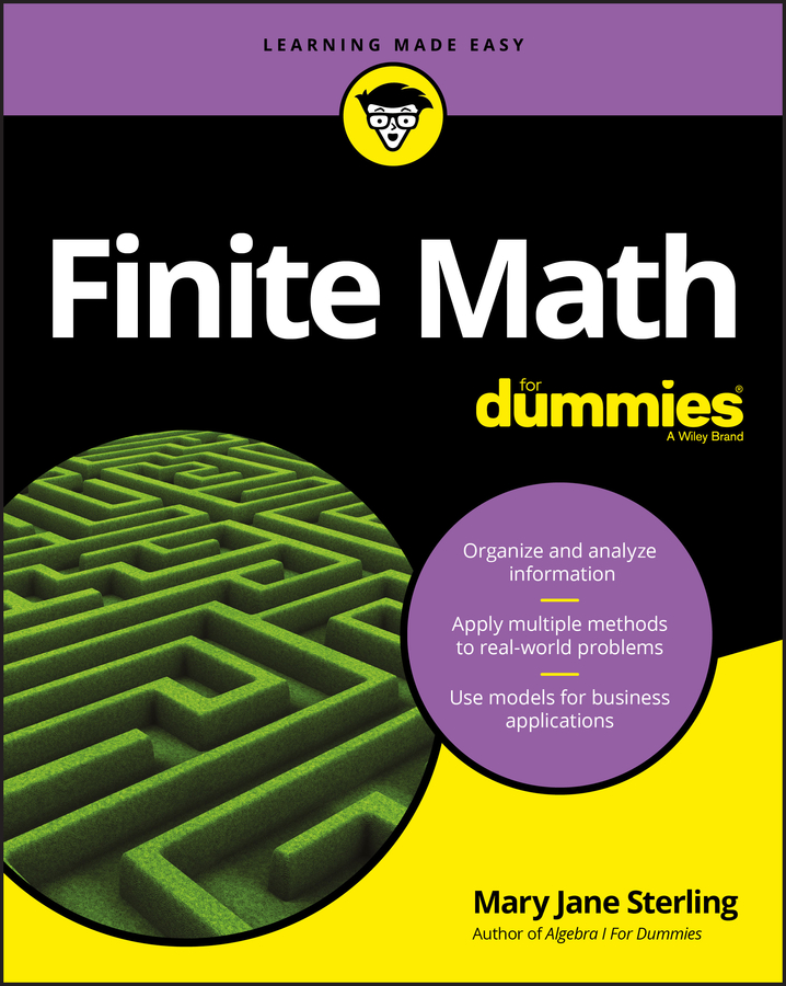 Обложка книги «Finite Math For Dummies»