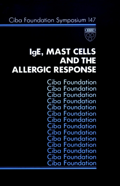 Обложка книги «IgE, Mast Cells and the Allergic Response»