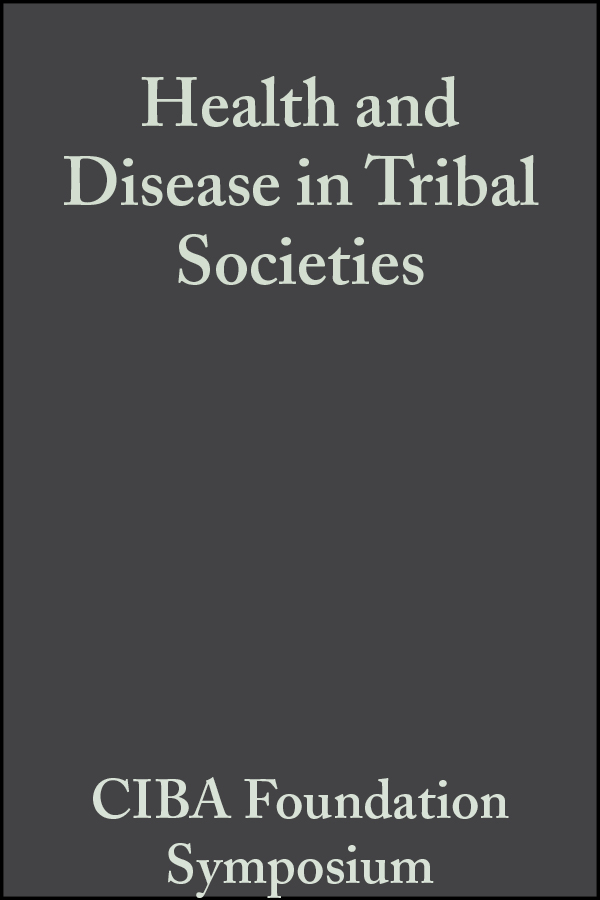 Обложка книги «Health and Disease in Tribal Societies»
