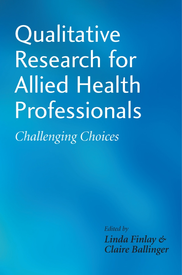 Обложка книги «Qualitative Research for Allied Health Professionals»