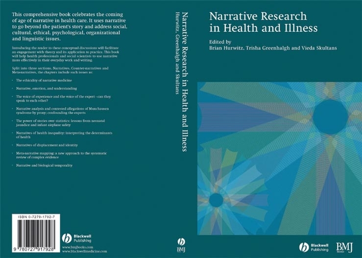 Обложка книги «Narrative Research in Health and Illness»