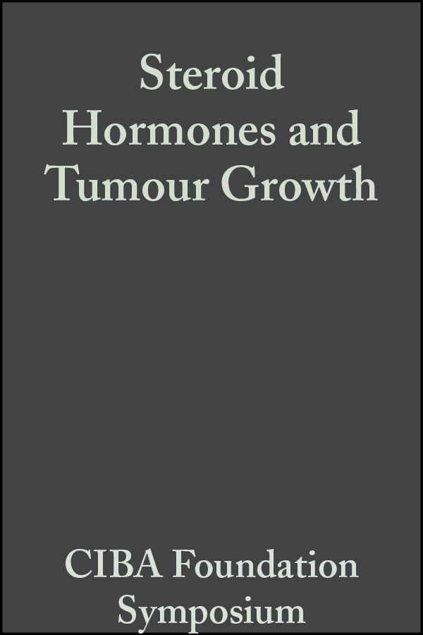 Обложка книги «Steroid Hormones and Tumour Growth, Volume 1»