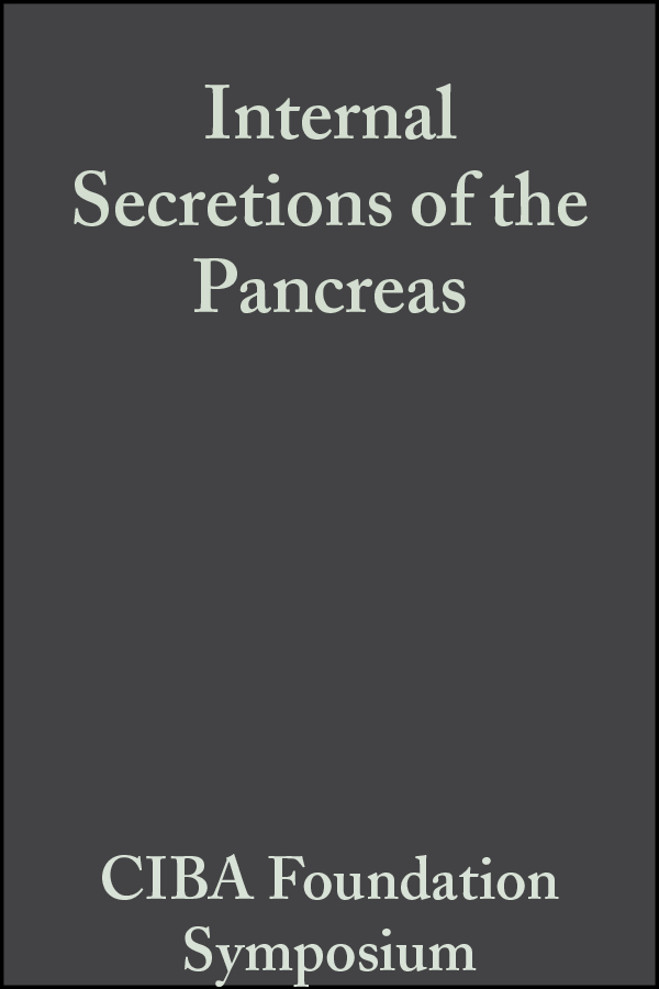 Обложка книги «Internal Secretions of the Pancreas, Volume 9»