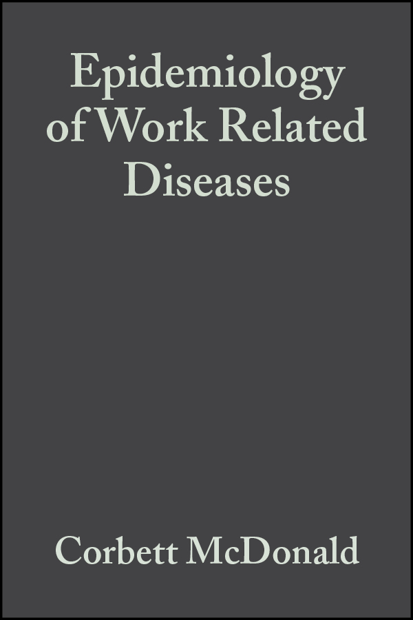Обложка книги «Epidemiology of Work Related Diseases»