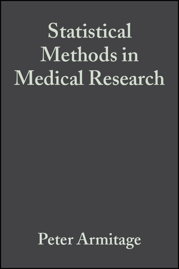 Обложка книги «Statistical Methods in Medical Research»