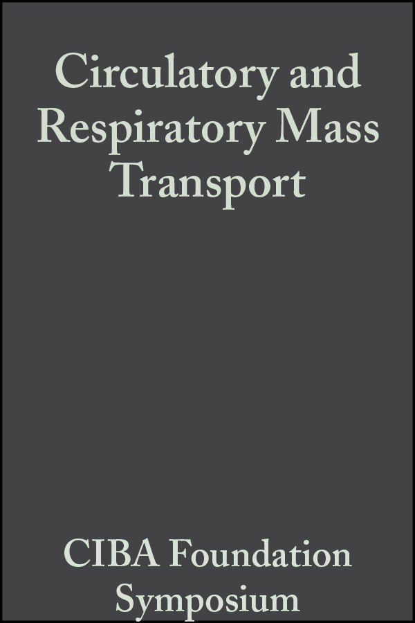 Обложка книги «Circulatory and Respiratory Mass Transport»