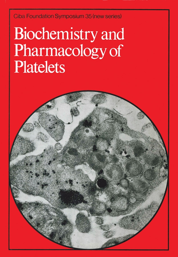 Обложка книги «Biochemistry and Pharmacology of Platelets»