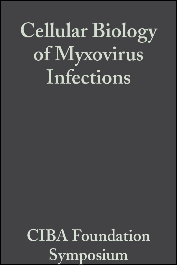 Обложка книги «Cellular Biology of Myxovirus Infections»