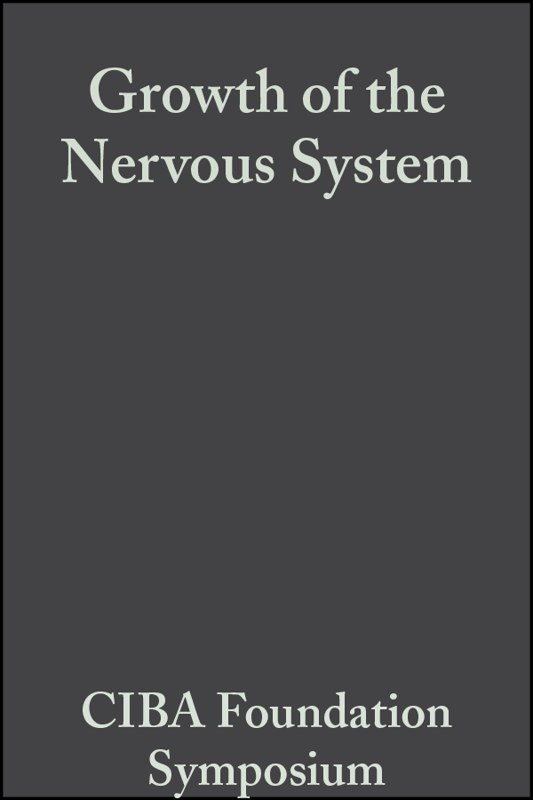 Обложка книги «Growth of the Nervous System»