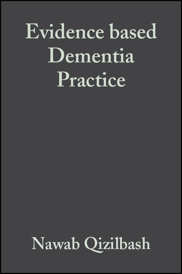 Обложка книги «Evidence based Dementia Practice»