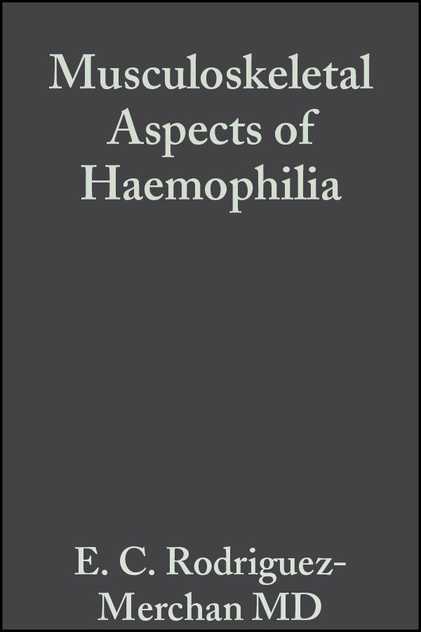 Обложка книги «Musculoskeletal Aspects of Haemophilia»