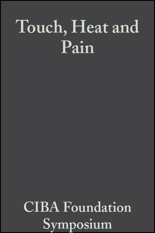 Обложка книги «Touch, Heat and Pain»