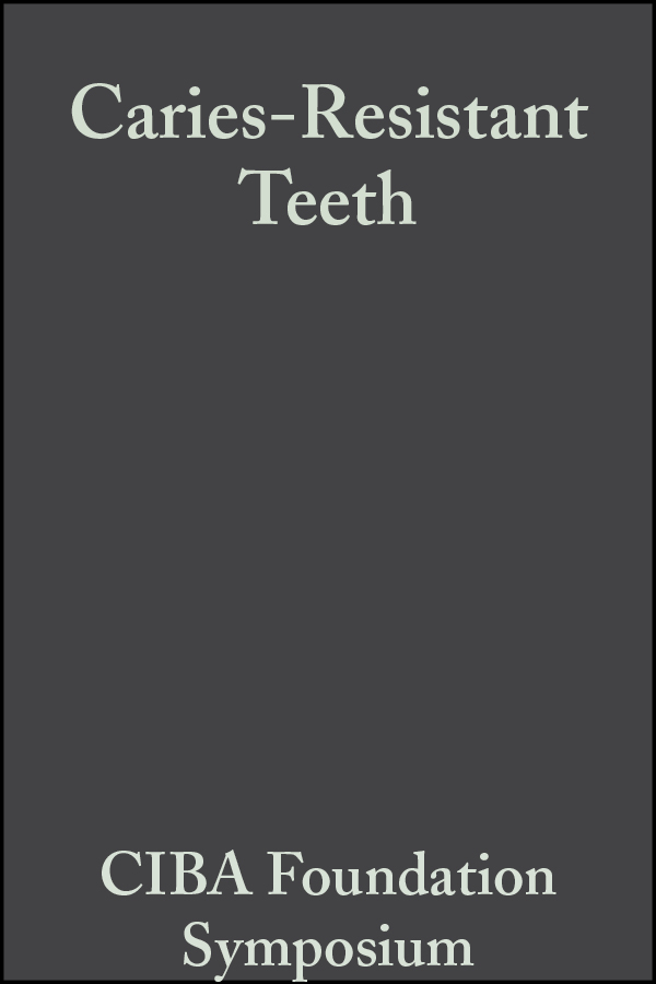 Обложка книги «Caries-Resistant Teeth»