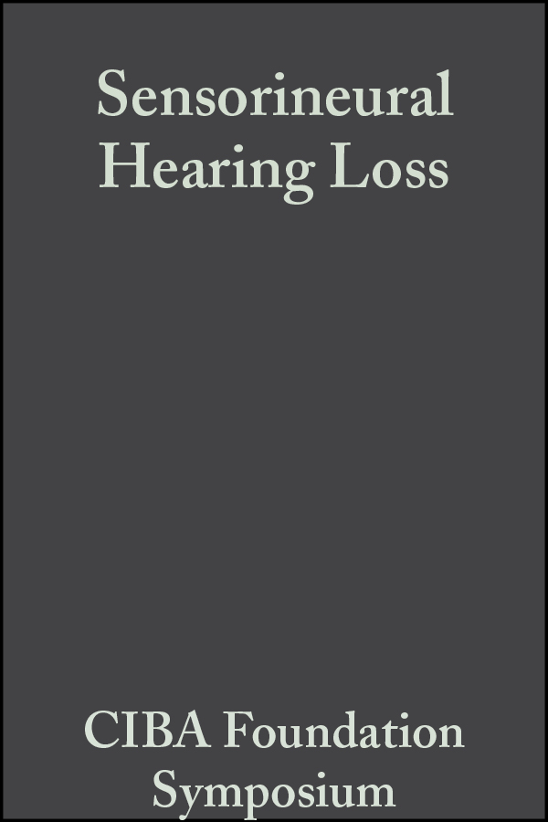 Обложка книги «Sensorineural Hearing Loss»