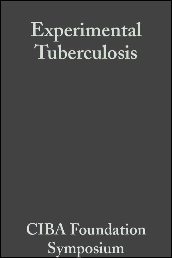 Обложка книги «Experimental Tuberculosis»