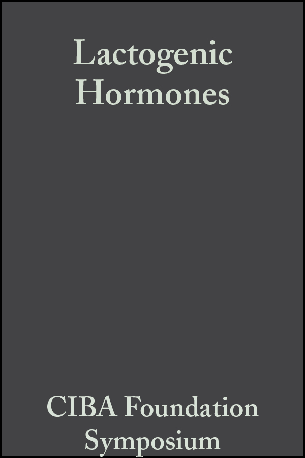 Обложка книги «Lactogenic Hormones»