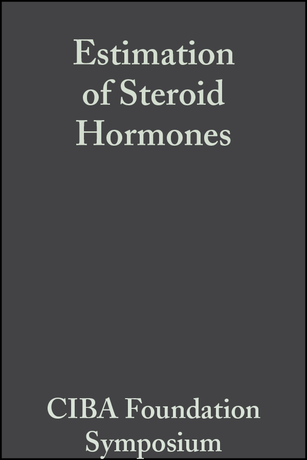 Обложка книги «Estimation of Steroid Hormones, Volume 2»