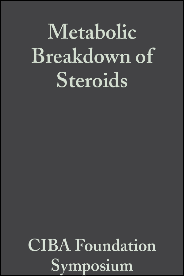 Обложка книги «Metabolic Breakdown of Steroids, Volume 2»