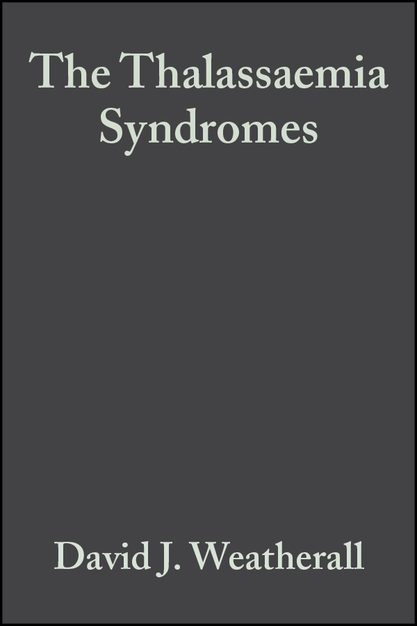 Обложка книги «The Thalassaemia Syndromes»
