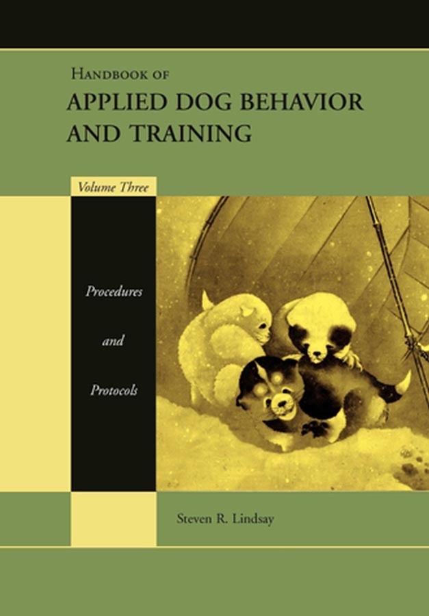 Обложка книги «Handbook of Applied Dog Behavior and Training, Procedures and Protocols»