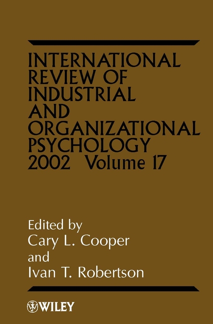 Обложка книги «International Review of Industrial and Organizational Psychology, 2002 Volume 17»
