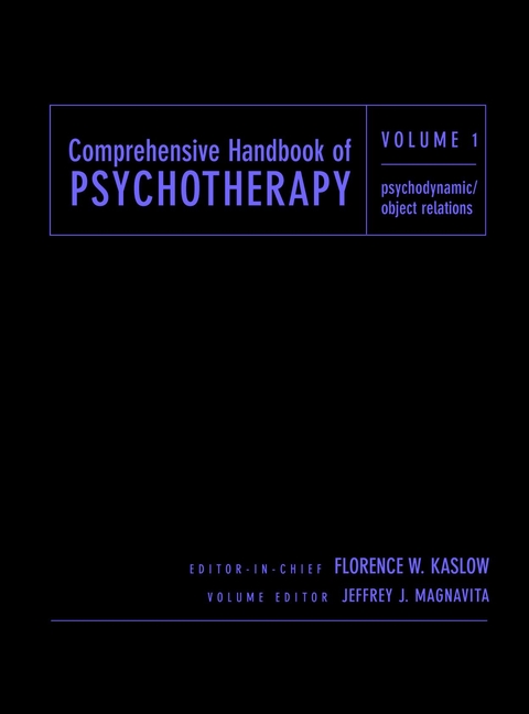 Обложка книги «Comprehensive Handbook of Psychotherapy, Psychodynamic/Object Relations»