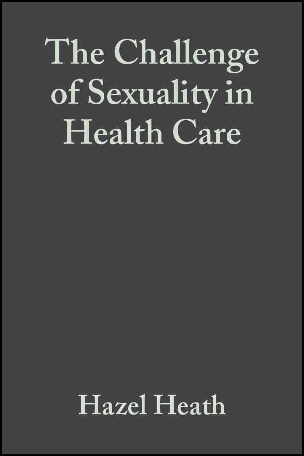 Обложка книги «The Challenge of Sexuality in Health Care»