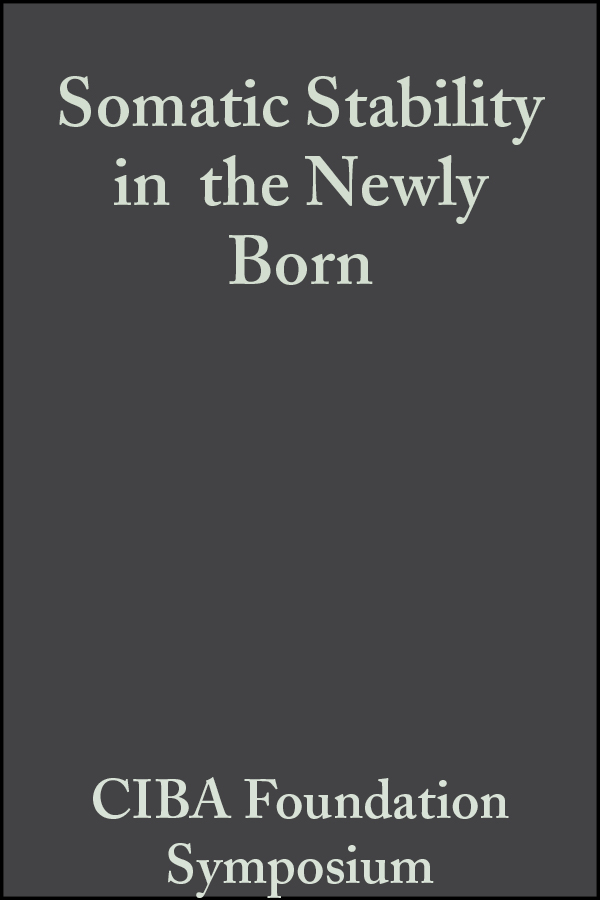 Обложка книги «Somatic Stability in the Newly Born»