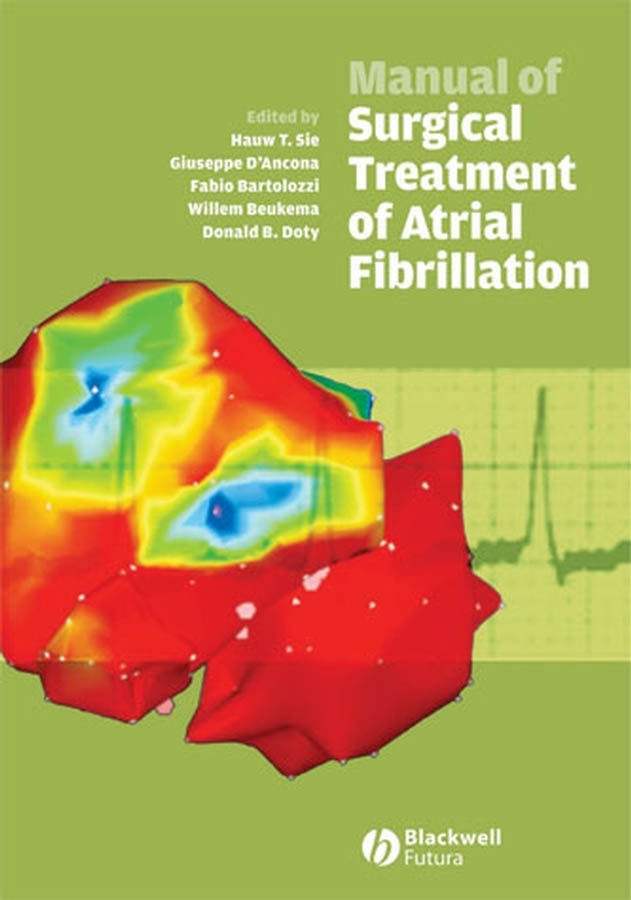 Обложка книги «Manual of Surgical Treatment of Atrial Fibrillation»
