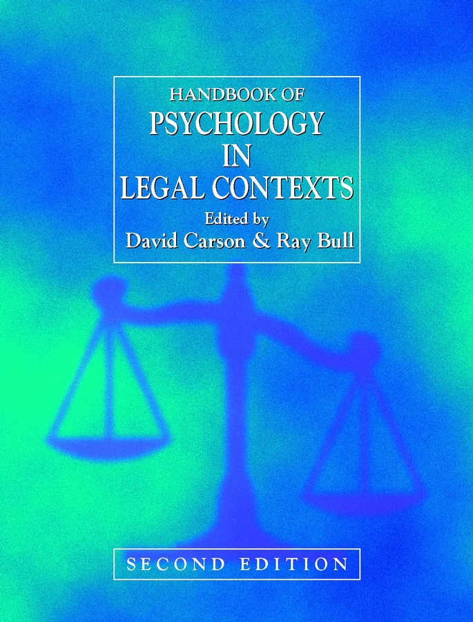 Обложка книги «Handbook of Psychology in Legal Contexts»