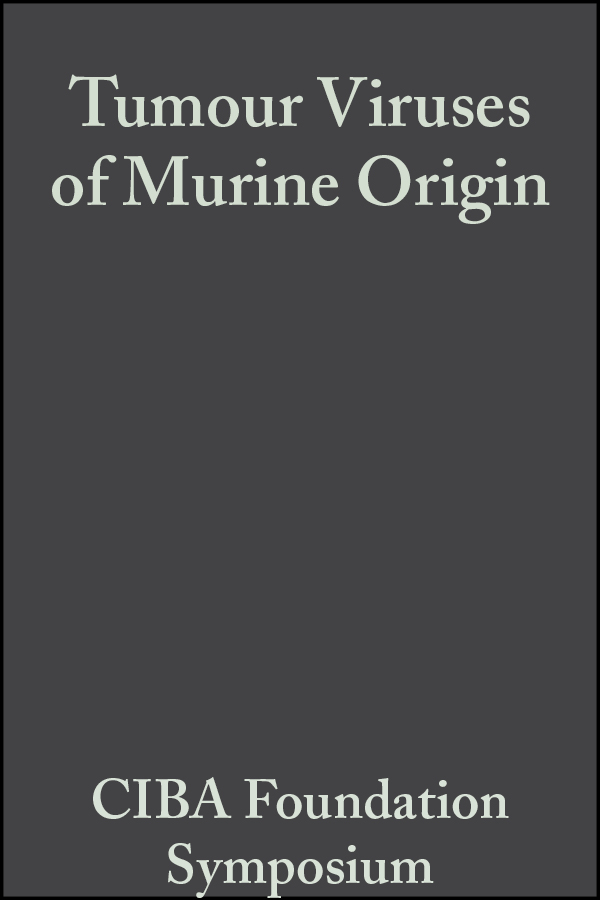 Обложка книги «Tumour Viruses of Murine Origin»