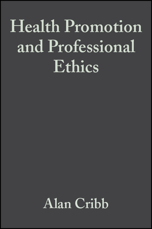 Обложка книги «Health Promotion and Professional Ethics»