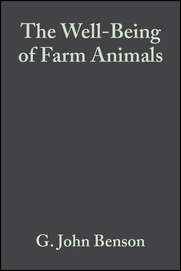Обложка книги «The Well-Being of Farm Animals»