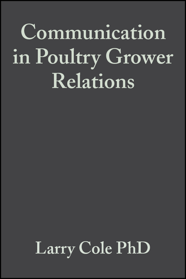 Обложка книги «Communication in Poultry Grower Relations»