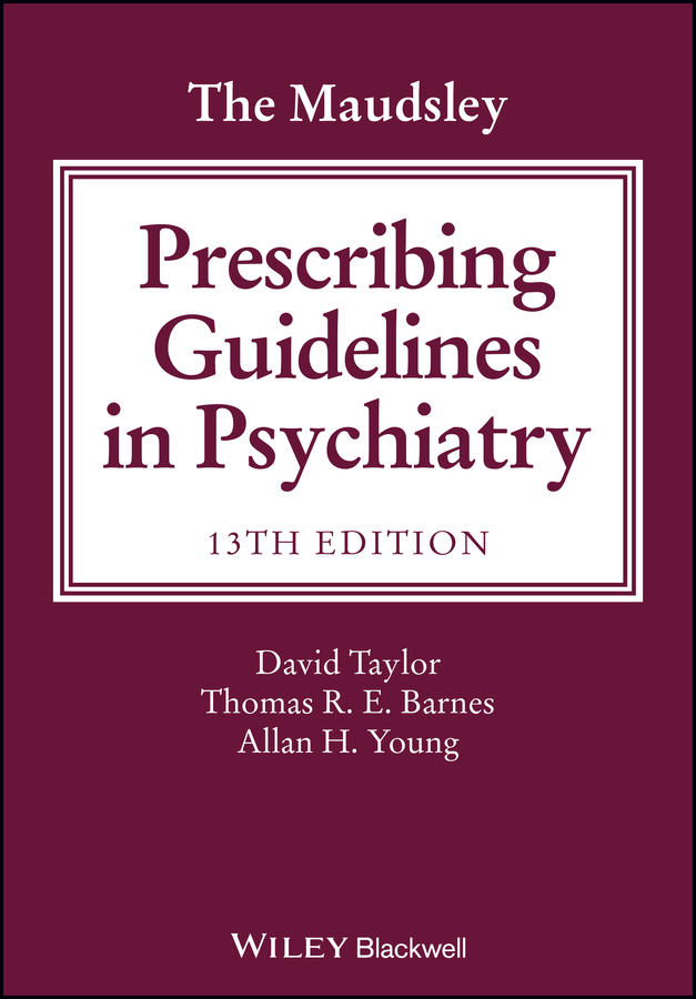 Обложка книги «The Maudsley Prescribing Guidelines in Psychiatry»
